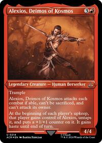 Alexios, Deimos of Kosmos (Foil Etched), Universes Beyond: Assassin's Creed
