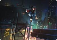 Desmond Miles Art Card (Gold-Stamped Signature), Art Series: Universes Beyond: Assassin's Creed