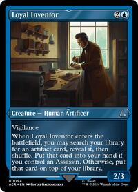 Loyal Inventor (Foil Etched), Universes Beyond: Assassin's Creed