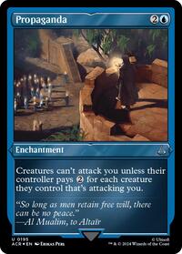 Propaganda (Foil Etched), Universes Beyond: Assassin's Creed
