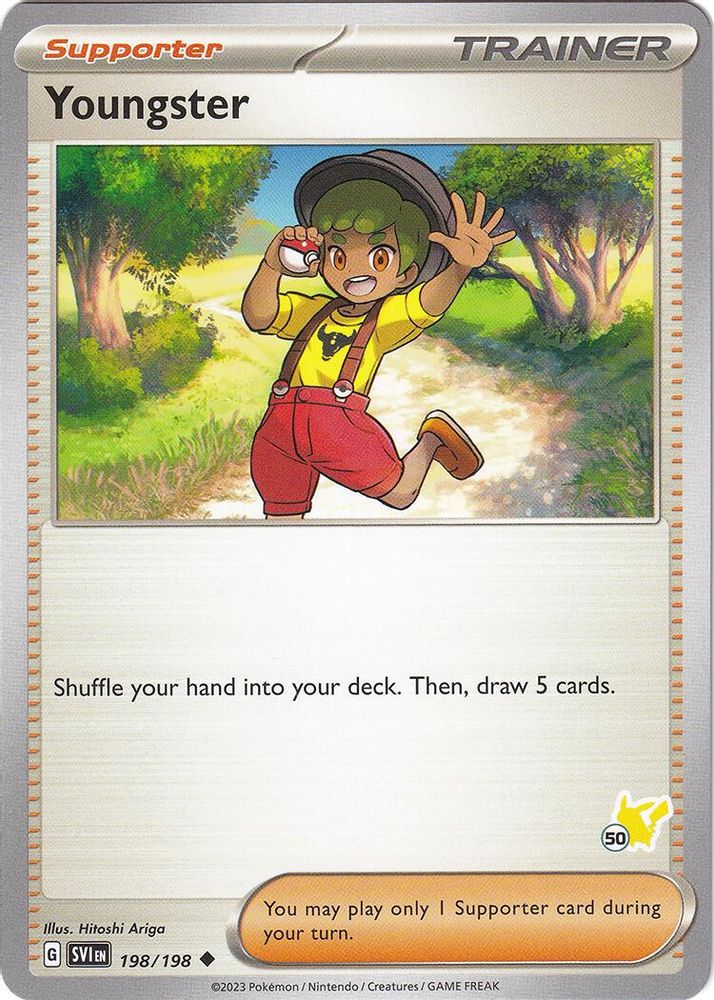 Youngster - Pikachu 50
