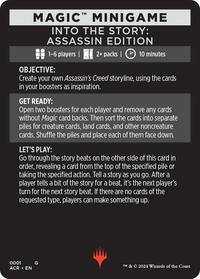 Magic Minigame: Into The Story: Assassin Edition, Universes Beyond: Assassin's Creed