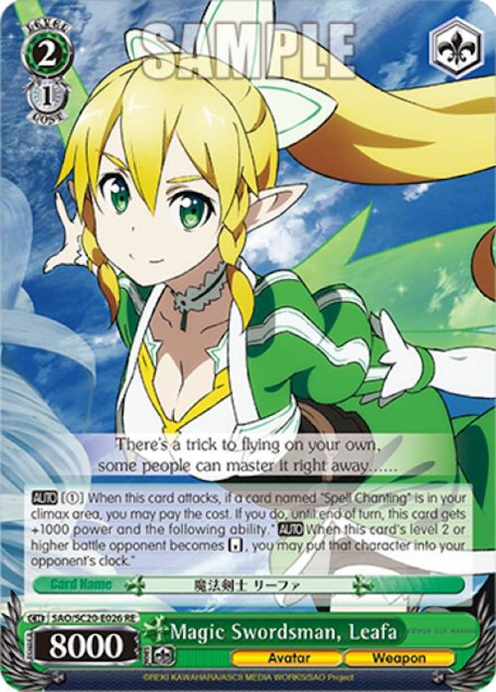 Magic Swordsman, Leafa, Standard, front