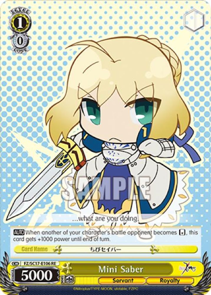 Mini Saber, Standard, front
