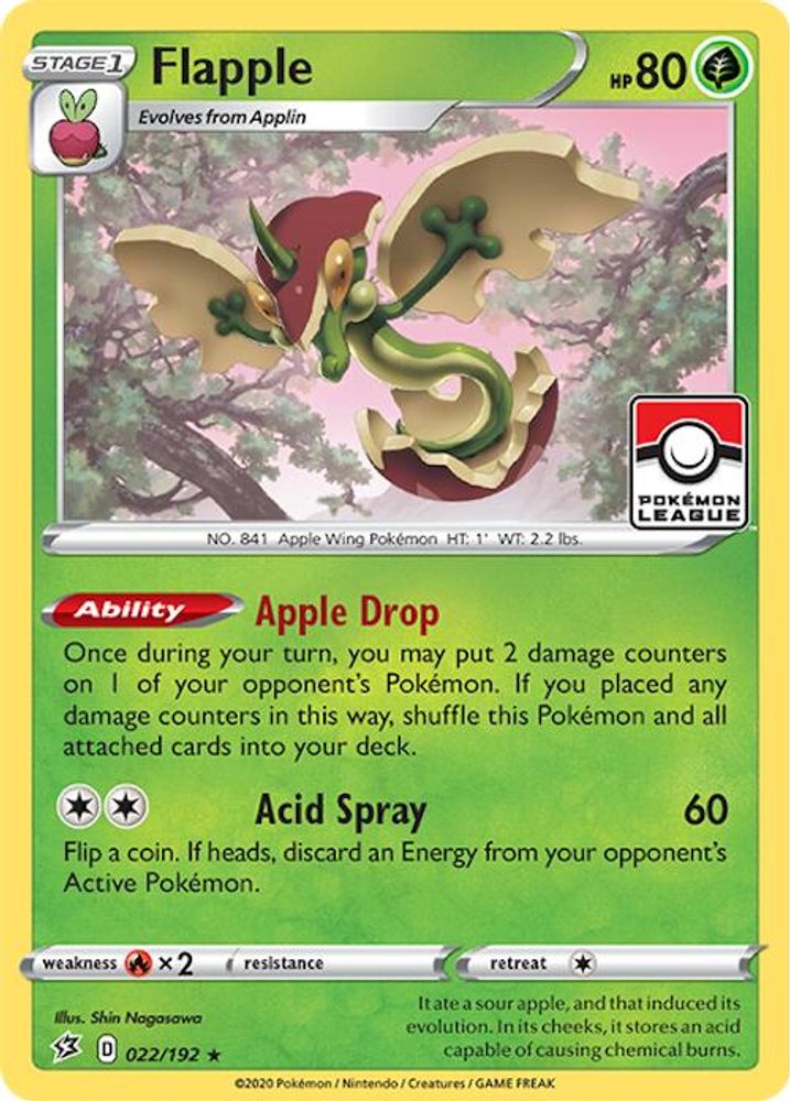 Flapple - 022/192 (League Promo)
