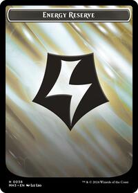 Energy Reserve (Ripple Foil) // Servo Double-Sided Token, Modern Horizons 3