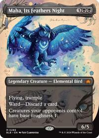 Maha, Its Feathers Night (Borderless), Bloomburrow