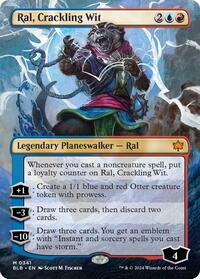 Ral, Crackling Wit (Borderless), Bloomburrow