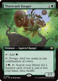 Thornvault Forager (Extended Art), Bloomburrow