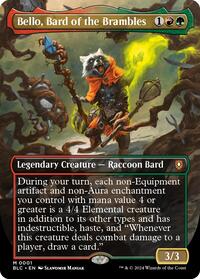 Bello, Bard of the Brambles (Borderless), Commander: Bloomburrow