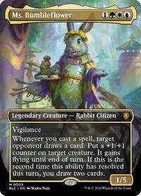 Ms. Bumbleflower (Borderless), Commander: Bloomburrow