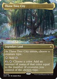 Three Tree City (Borderless) (0338), Bloomburrow