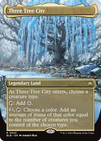 Three Tree City (Borderless) (0340), Bloomburrow