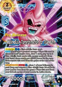 Majin Buu, Transformation to True Form