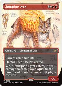 Sunspine Lynx (Borderless), Bloomburrow