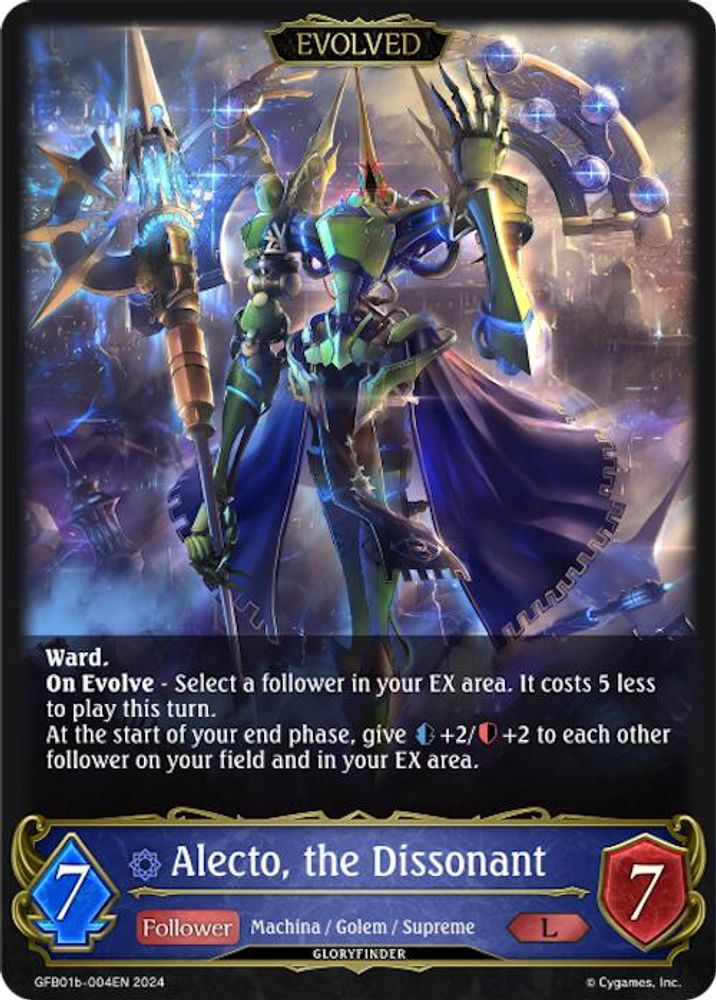 Alecto, the Dissonant (Evolved), Standard, front