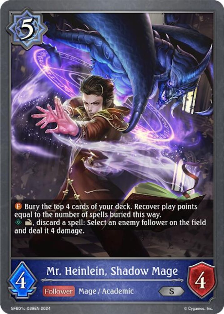 Mr. Heinlein, Shadow Mage, Standard, front