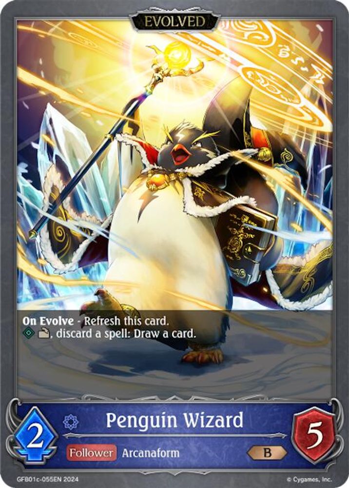 Penguin Wizard (Evolved), Standard, front