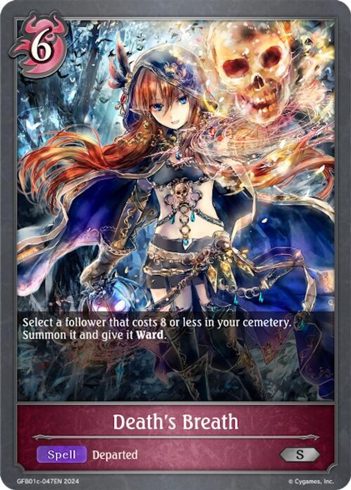 Death's Breath (GFB01c-047EN), Standard, front