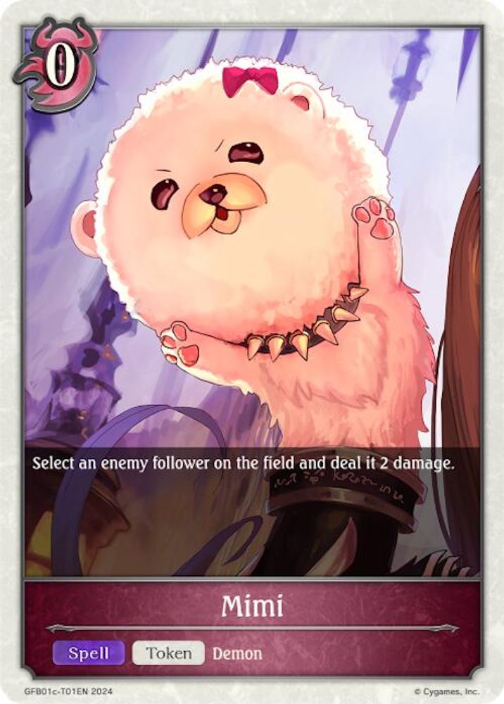 Mimi, Standard, front