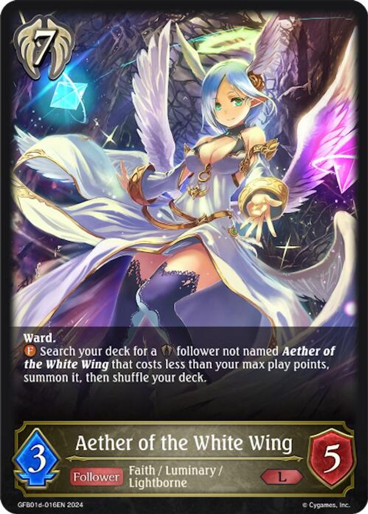Aether of the White Wing, Standard, front