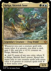 Helga, Skittish Seer, Bloomburrow