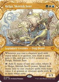 Helga, Skittish Seer (Showcase), Bloomburrow