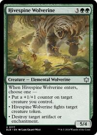 Hivespine Wolverine, Bloomburrow