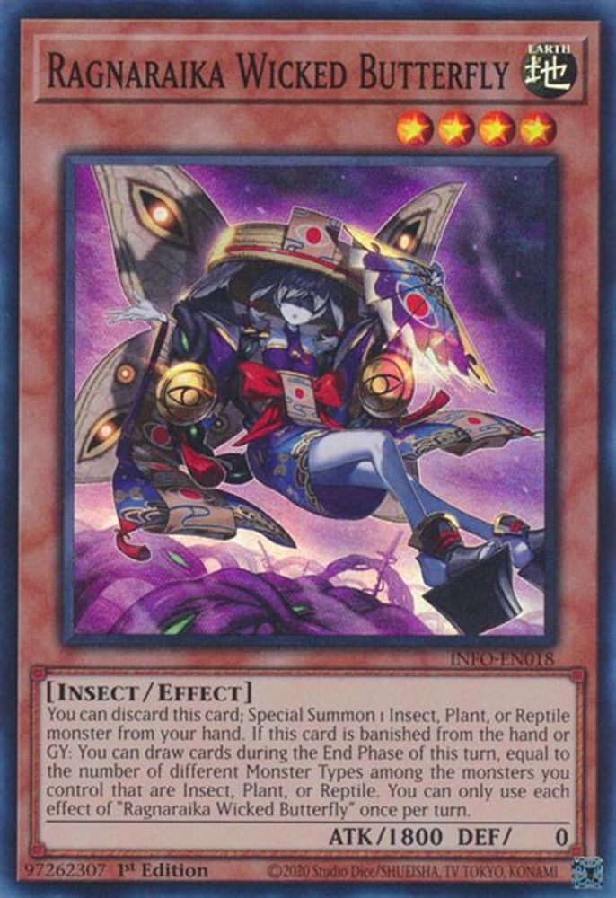 Ragnaraika Wicked Butterfly, 1st-edition, front
