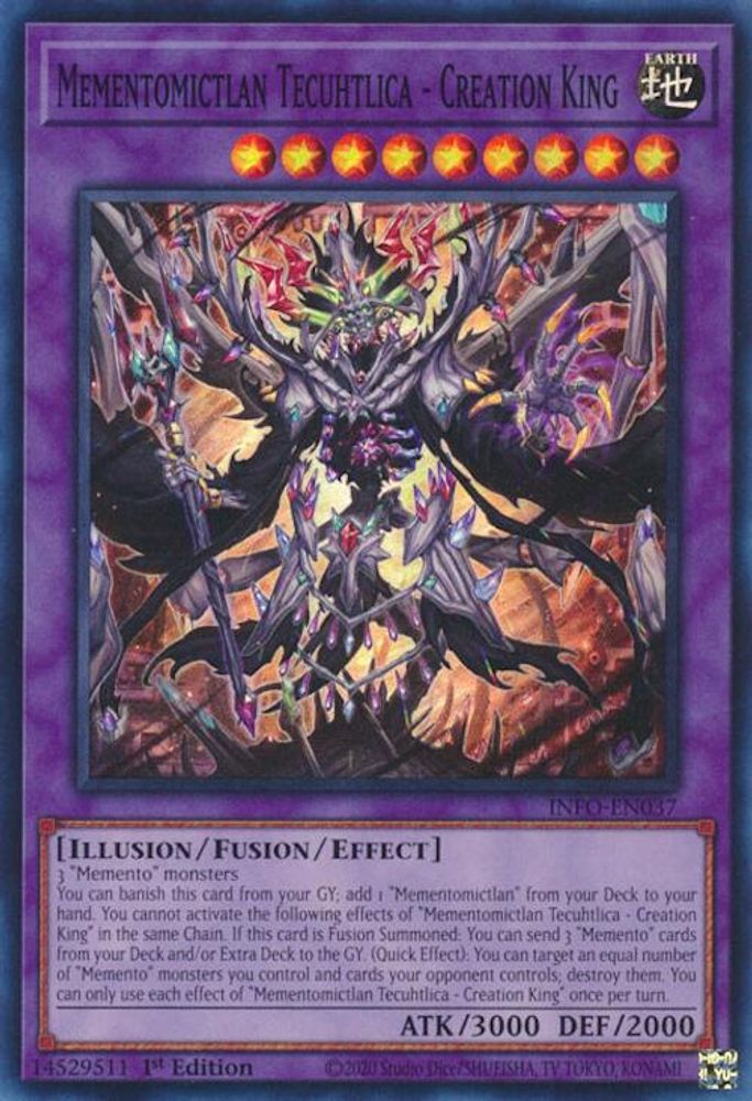 Mementomictlan Tecuhtlica - Creation King, 1st-edition, front