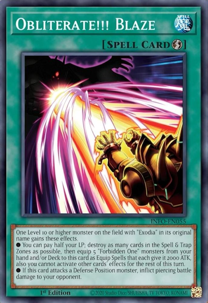 Obliterate!!! Blaze, 1st-edition, front