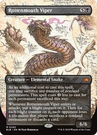Rottenmouth Viper (Borderless), Bloomburrow