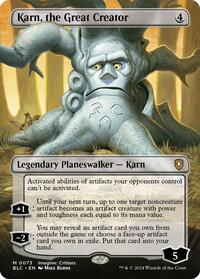 Karn, the Great Creator (Borderless), Commander: Bloomburrow