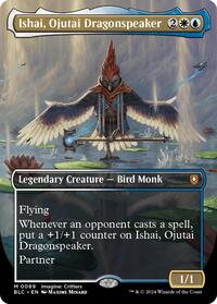 Ishai, Ojutai Dragonspeaker (Borderless), Commander: Bloomburrow