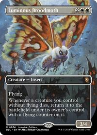 Luminous Broodmoth (Borderless), Commander: Bloomburrow