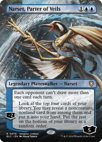 Narset, Parter of Veils (Borderless), Commander: Bloomburrow
