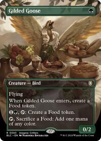 Gilded Goose (Borderless), Commander: Bloomburrow