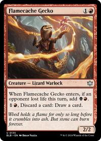 Flamecache Gecko, Bloomburrow