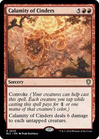 Calamity of Cinders, Commander: Bloomburrow