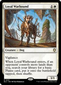 Loyal Warhound, Commander: Bloomburrow