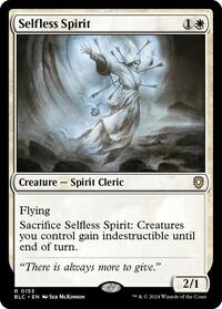 Selfless Spirit, Commander: Bloomburrow