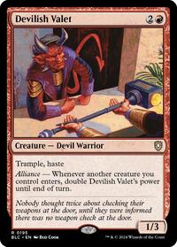 Devilish Valet, Commander: Bloomburrow