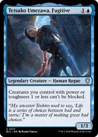 Tetsuko Umezawa, Fugitive, Commander: Bloomburrow