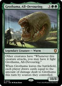 Grothama, All-Devouring, Commander: Bloomburrow