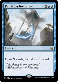 Pull from Tomorrow, Commander: Bloomburrow