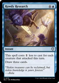 Rowdy Research, Commander: Bloomburrow