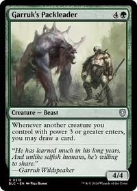 Garruk's Packleader, Commander: Bloomburrow