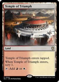 Temple of Triumph, Commander: Bloomburrow