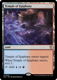 Temple of Epiphany, Commander: Bloomburrow