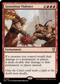 Gratuitous Violence, Commander: Bloomburrow
